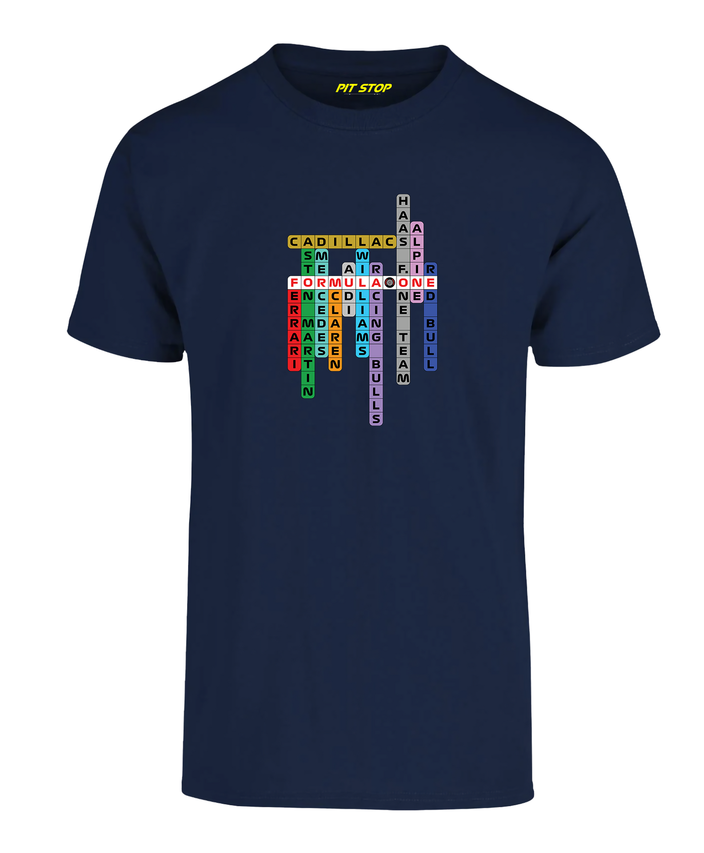 Playera Crucigrama F1 2026