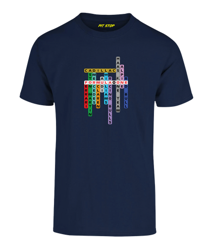 Playera Crucigrama F1 2026
