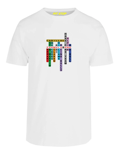 Playera Crucigrama F1 2026